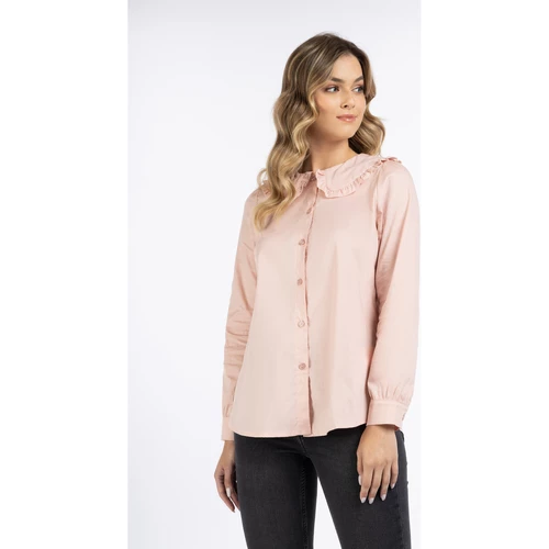 Dreimaster Blouse à manches longues 37325614 bridgeport for Tops / Blouses Couleur Rose 5 Dreimaster Blouse à manches longues 37325614 bridgeport for Tops / Blouses Couleur Rose – Image 3