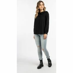 Dreimaster Blouse à manches longues 37325614 bridgeport for Tops / Blouses Couleur Noir 6 Dreimaster Blouse à manches longues 37325614 bridgeport for Tops / Blouses Couleur Noir -Boutique en ligne Dreimaster 23849883 500 B
