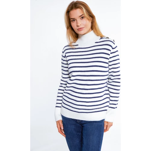 Dreimaster Chandail tricoté 39525062 palpito for Pulls & Gilets Couleur Blanc 4 Dreimaster Chandail tricoté 39525062 palpito for Pulls & Gilets Couleur Blanc – Image 2