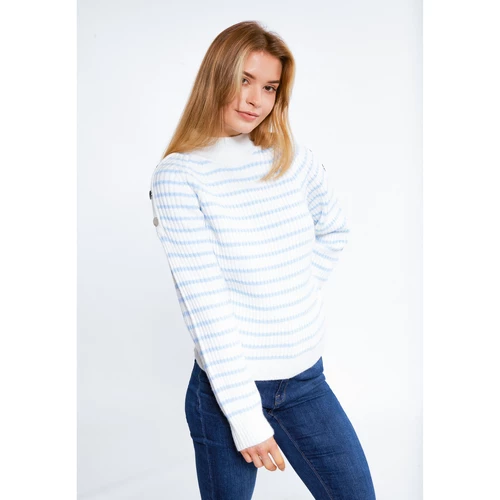 Dreimaster Chandail tricoté 39525063 palpito for Pulls & Gilets Couleur Blanc 4 Dreimaster Chandail tricoté 39525063 palpito for Pulls & Gilets Couleur Blanc – Image 2