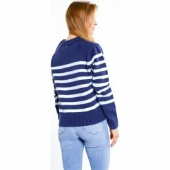 Dreimaster Chandail tricoté 39525093 palpito for Pulls & Gilets Couleur Bleu -Boutique en ligne Dreimaster 23860171 500 C