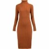 Dreimaster Strick Langarmkleid midi 39725040 iridia for Robes Couleur Marron -Boutique en ligne Dreimaster 23860182 500 A