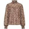 Dreimaster Bluse mit Blütenprint 37324865 bridgeport for Tops / Blouses Couleur Marron -Boutique en ligne Dreimaster 23867561 500 A
