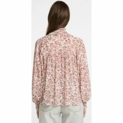 Dreimaster Bluse mit Blütenprint 37324865 bridgeport for Tops / Blouses Couleur Blanc -Boutique en ligne Dreimaster 23867563 500 C