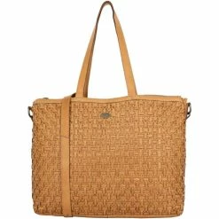 Dreimaster Shopper aus Leder 39125199 eyota for Sacs à main Couleur Beige