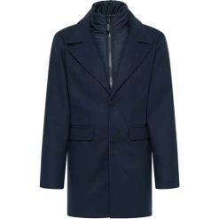 Dreimaster Übergangsmantel aus Wollgemisch 31523811 nascita for Manteaux Couleur Bleu