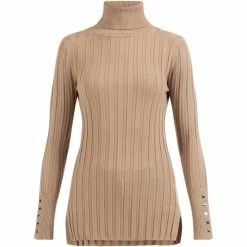 Dreimaster Strick Rollkragenpullover 39725039 iridia for Pulls & Gilets Couleur Beige