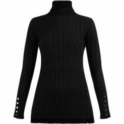 Dreimaster Strick Rollkragenpullover 39725039 iridia for Pulls & Gilets Couleur Noir