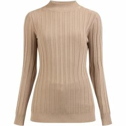Dreimaster Strick Pullover Turtleneck 39725041 iridia for Pulls & Gilets Couleur Beige