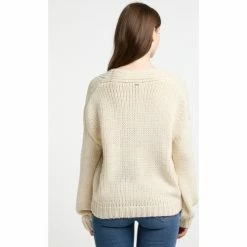 Dreimaster Strickjacke mit Knöpfen 39425057 imane for Pulls & Gilets Couleur Blanc -Boutique en ligne Dreimaster 23979672 500 B