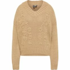 Dreimaster Chandail tricoté grossier 39425058 imane for Pulls & Gilets Couleur Beige