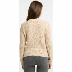 Dreimaster Strickjacke mit Knöpfen 39425060 imane for Pulls & Gilets Couleur Beige -Boutique en ligne Dreimaster 23979678 500 C