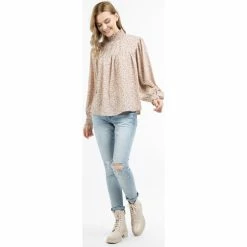 Dreimaster T-shirt chemise 37324880 bridgeport for Tops / Blouses Couleur Beige -Boutique en ligne Dreimaster 24006821 500 B