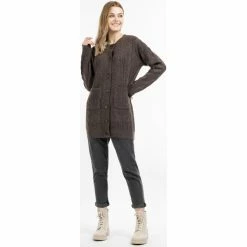 Dreimaster Strickjacke mit Knöpfen 39425097 zitha for Pulls & Gilets Couleur Marron -Boutique en ligne Dreimaster 24006835 500 B