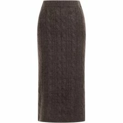 Dreimaster Strick Midirock 39425099 zitha for Jupes Couleur Marron