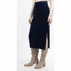 Dreimaster Strick Midirock 39425099 zitha for Jupes Couleur Bleu -Boutique en ligne Dreimaster 24006844 500 C