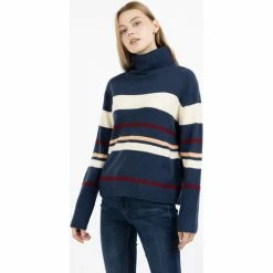Dreimaster Strick Rollkragenpullover 39525080 palpito for Pulls & Gilets Couleur Multicolore -Boutique en ligne Dreimaster 24006847 500 C