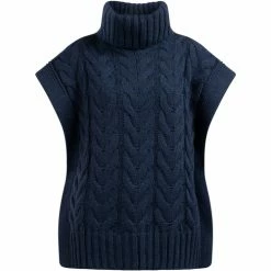 Dreimaster Gilet tricoté 39426021 eyota for Vestes Couleur Bleu