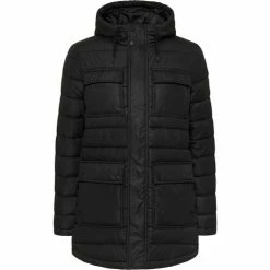 Dreimaster Winterjacke mit Wattierung 31523893 plumdale for Vestes Couleur Noir