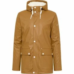 Dreimaster Regenjacke mit Webpelzfutter in Teddyoptik 35523142 drymaster for Vestes Couleur Jaune