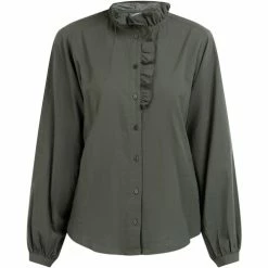 Dreimaster Blouse à manches longues 37324859 teylon for T-shirts & Polos Couleur Vert