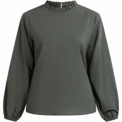Dreimaster Blouse à manches longues 37324861 teylon for T-shirts & Polos Couleur Vert