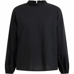 Dreimaster Blouse à manches longues 37324861 teylon for T-shirts & Polos Couleur Noir