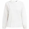 Dreimaster Blouse à manches longues 37324861 teylon for T-shirts & Polos Couleur Blanc -Boutique en ligne Dreimaster 24021555 500 A