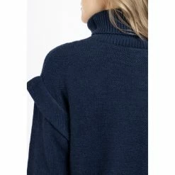 Dreimaster Chandail tricoté 39426022 naemi for Pulls & Gilets Couleur Bleu -Boutique en ligne Dreimaster 24021567 500 C