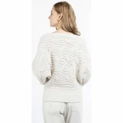 Dreimaster Chandail tricoté 39426023 naemi for Pulls & Gilets Couleur Blanc -Boutique en ligne Dreimaster 24021571 500 C