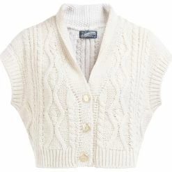 Dreimaster Gilet tricoté 39426025 eyota for Vestes Couleur Blanc