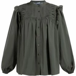 Dreimaster Blouse à manches longues 37324860 teylon for T-shirts & Polos Couleur Vert