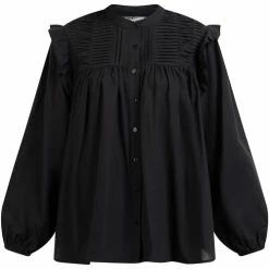 Dreimaster Blouse à manches longues 37324860 teylon for T-shirts & Polos Couleur Noir