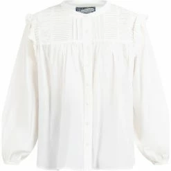 Dreimaster Blouse à manches longues 37324860 teylon for T-shirts & Polos Couleur Blanc