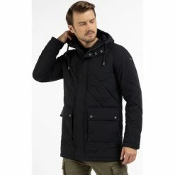Dreimaster Übergangsjacke mit leichter Wattierung 37523632 teylon for Manteaux Couleur Noir -Boutique en ligne Dreimaster 24082323 500 C