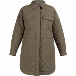 Dreimaster Baumwolljacke mit leichter Wattierung 37023639 teylon for Vestes Couleur Vert