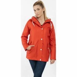 Dreimaster Regenjacke mit Webpelzfutter in Teddyoptik 35023143 for Vestes Couleur Rouge -Boutique en ligne Dreimaster 24082359 500 C