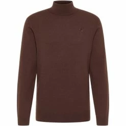 Dreimaster Pull col roulé 31824900 markani for Pulls & Gilets Couleur Marron