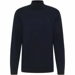 Dreimaster Pull col roulé 31824900 markani for Pulls & Gilets Couleur Bleu