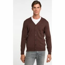 Dreimaster Manteau 31824902 markani for Pulls & Gilets Couleur Marron -Boutique en ligne Dreimaster 24082372 500 B