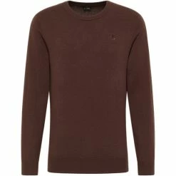 Dreimaster Pull basique en tricot fin 31824903 markani for Pulls & Gilets Couleur Marron