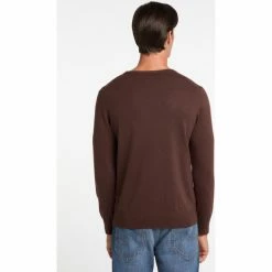 Dreimaster Pull basique en tricot fin 31824903 markani for Pulls & Gilets Couleur Marron -Boutique en ligne Dreimaster 24082376 500 C