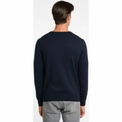 Dreimaster Pull basique en tricot fin 31824903 markani for Pulls & Gilets Couleur Bleu -Boutique en ligne Dreimaster 24082379 500 C