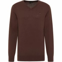 Dreimaster Pull basique en tricot fin 31824904 markani for Pulls & Gilets Couleur Marron