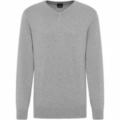 Dreimaster Pull basique en tricot fin 31824904 markani for Pulls & Gilets Couleur Gris