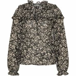 Dreimaster Chemise avec ruché 37324863 bridgeport for Tops / Blouses Couleur Autres