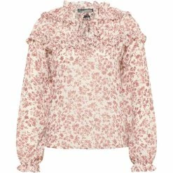 Dreimaster Chemise avec ruché 37324863 bridgeport for Tops / Blouses Couleur Blanc