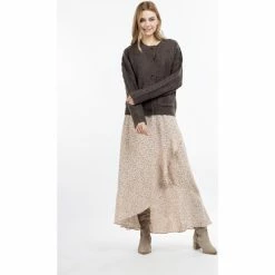 Dreimaster Strickjacke mit Knöpfen 39425096 zitha for Pulls & Gilets Couleur Marron -Boutique en ligne Dreimaster 24082406 500 B