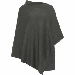 Dreimaster Poncho en tricot 39725033 iridia for Vestes Couleur Gris