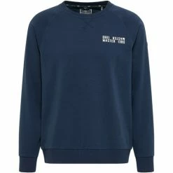 Dreimaster Sweatshirt mit Rundhals 35624009 bridgeport for Sweats & Polaires Couleur Bleu